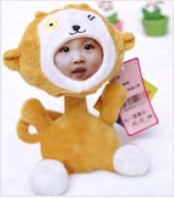 ตุ๊กตาคอเด้งดึ๋ง ขนาด 18 ซม.